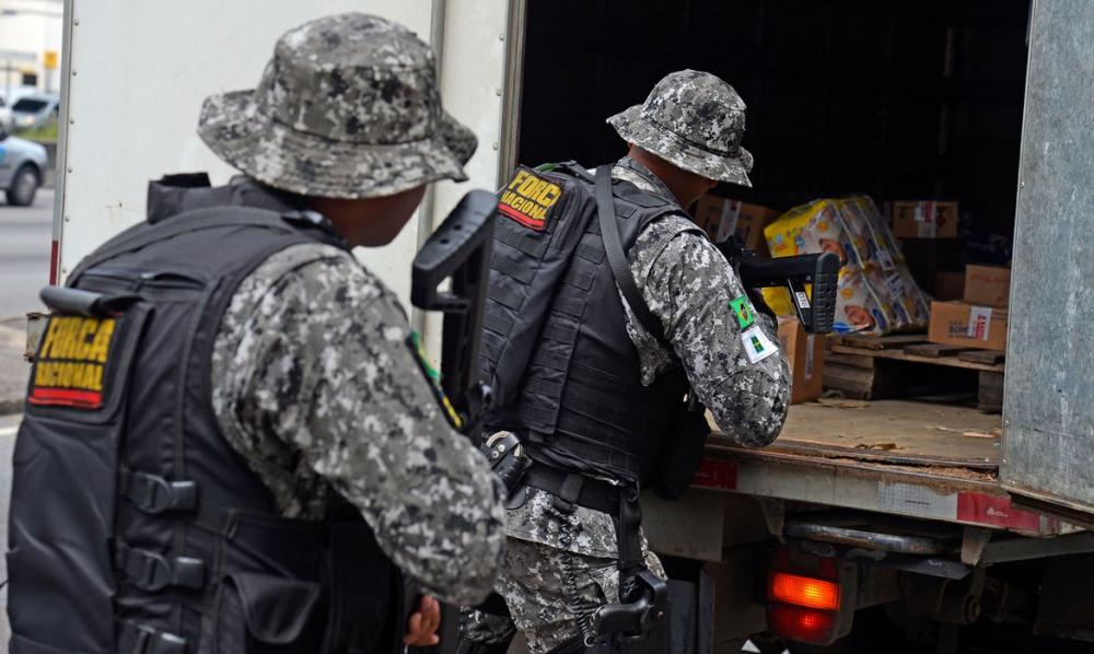 Militares da Força Nacional vão atuar em ações de apoio à Polícia Federal na Terra Indígena da Serrinha (Foto: Tomaz Silva | Agência Brasil)