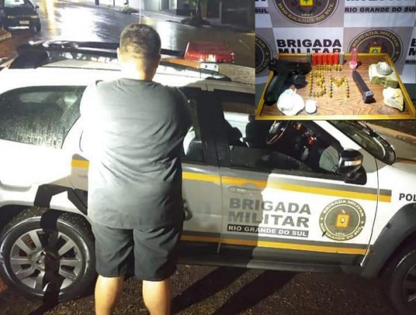 Único dos envolvidos maior de idade foi encaminhado ao Presídio Estadual de Três Passos - Foto: Brigada Militar 