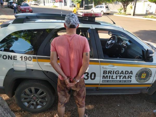 Homem foi recolhido ao Presídio Estadual de Três Passos (Foto: Divulgação/BM)