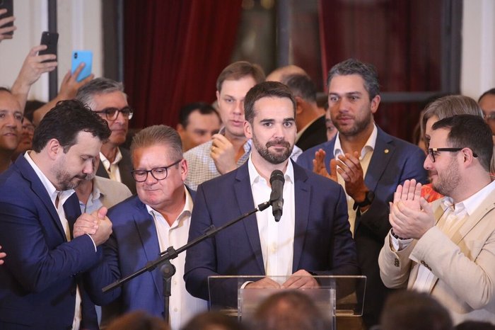 Comunicado da decisão foi feito em entrevista coletiva na segunda-feira (28/3) (Foto: André Ávila | Agência RBS)