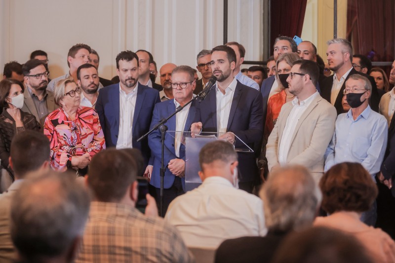 Eduardo Leite deixará o mandato de governador na tarde da quinta-feira (31/3) (Foto: Felipe Dalla Valle | Palácio Piratini)