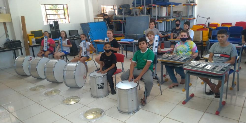 Os alunos selecionados já estão ensaiando (Foto: Divulgação)