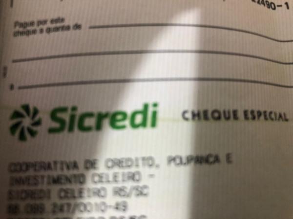 Sicredi optou por não cobrar a tarifa mensal de 0,25% para limite de cheque especial acima de R$ 500,00 (Foto: Diones Roberto Becker)