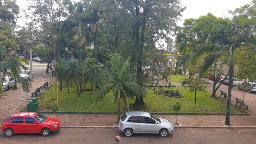 Praça Tenente Bins em Tenente Portela (Foto: Jonas Martins)