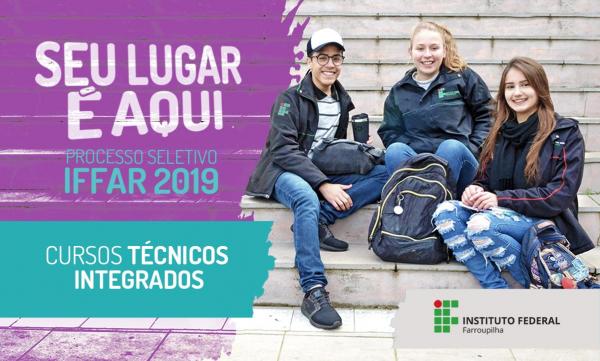 A prova objetiva será realizada no dia 21 de outubro, das 14h às 18h. (Foto: Divulgação/IFFar)