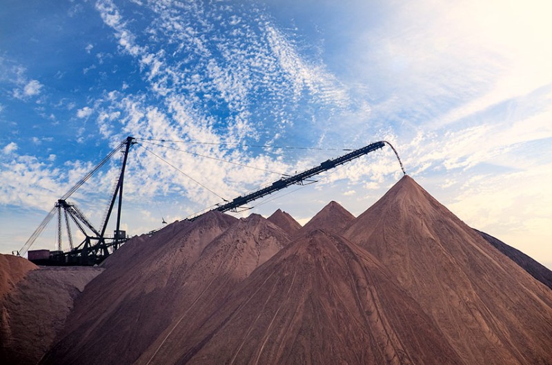 Mineração de potássio, usado na fabricação de fertilizantes - Getty Images/iStockphoto