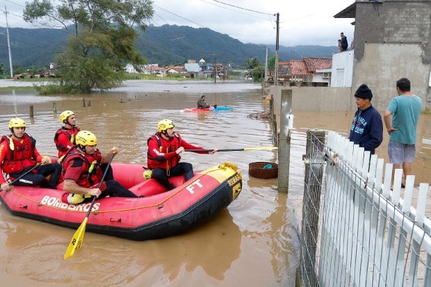 Tubarão foi um dos municípios mais atingidos
