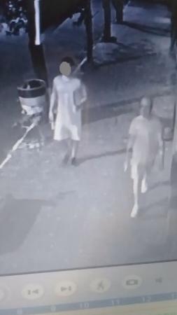 Imagens foram captadas na madrugada da segunda-feira (24) (Foto: Reprodução)
