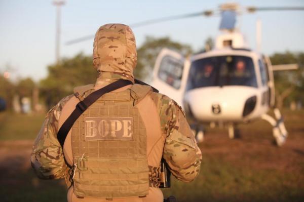 Megaoperação enviou 18 detentos de cadeias gaúchas para presídios federais fora do Rio Grande do Sul (Foto: Robson Alves/Brigada Militar)