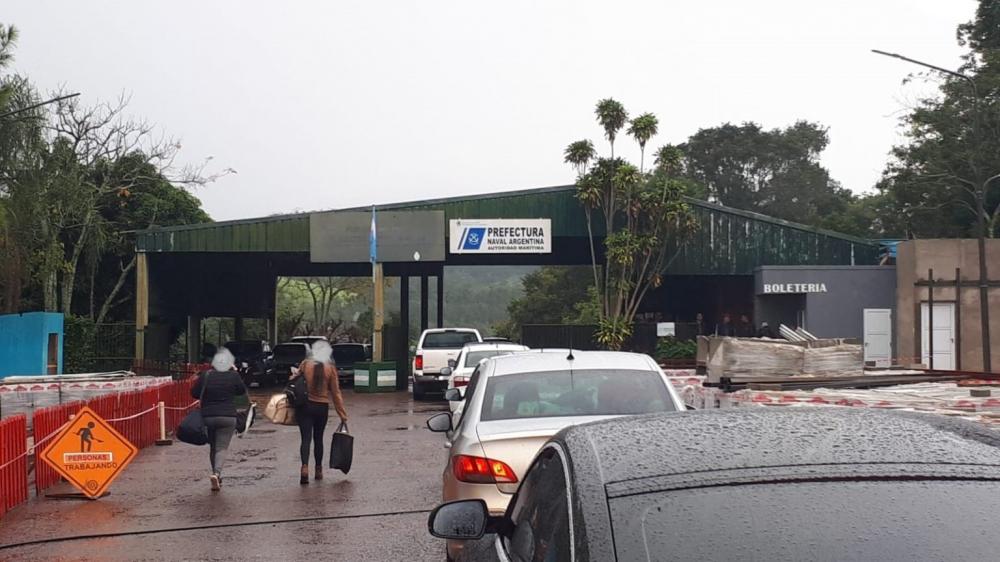 Porto da aduana em El soberbio, Argentina (Foto: Luís Carlos Pez/Três Passos News)