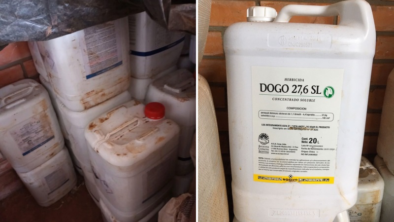 Agrotóxicos de princípio ativo Paraquate tiveram sua comercialização proibida pela ANVISA desde setembro de 2020 (Foto: Divulgação | SEAPDR)