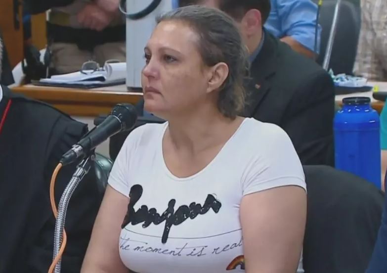 Edelvânia Wirganovicz foi condenada pelos crimes de homicídio qualificado e ocultação de cadáver, com pena de 22 anos e 10 meses de prisão em regime fechado.(Foto: Reprodução)