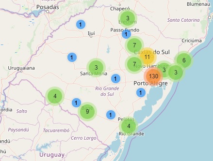 45 cidades gaúchas possuem casos diagnosticados de Covid-19 (Foto: Reprodução)