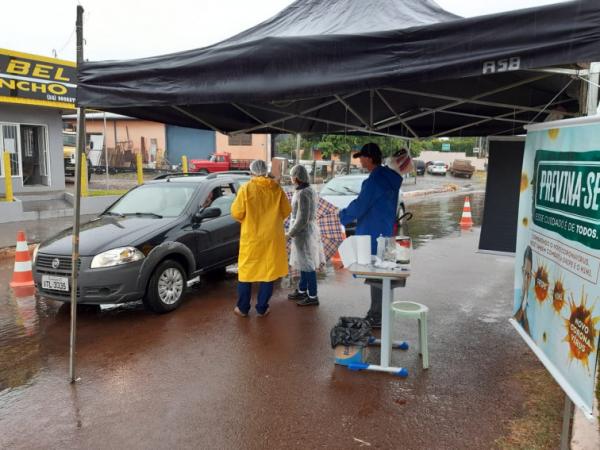 Barreiras sanitárias funcionarão das 07 às 19 horas, nos três principais acessos ao perímetro urbano (Foto: Divulgação/ASCOM Tenente Portela)
