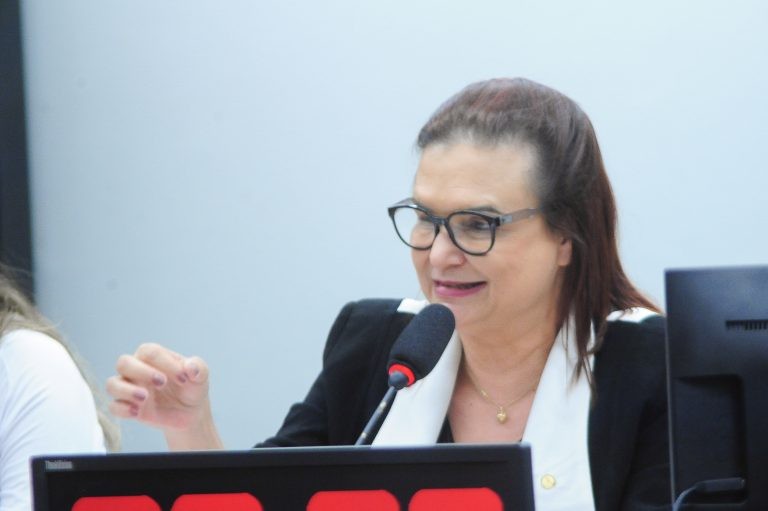 Deputada Rosa Neide, que sugeriu o ciclo de palestras - (Foto: Billy Boss/Câmara dos Deputados)