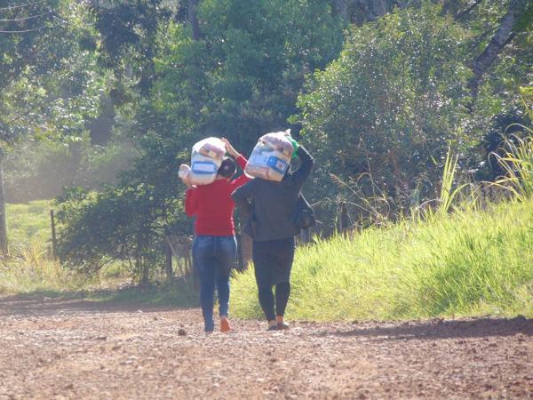 As entregas ainda seguem roteiro pelo interior do município (Foto: Divulgação)