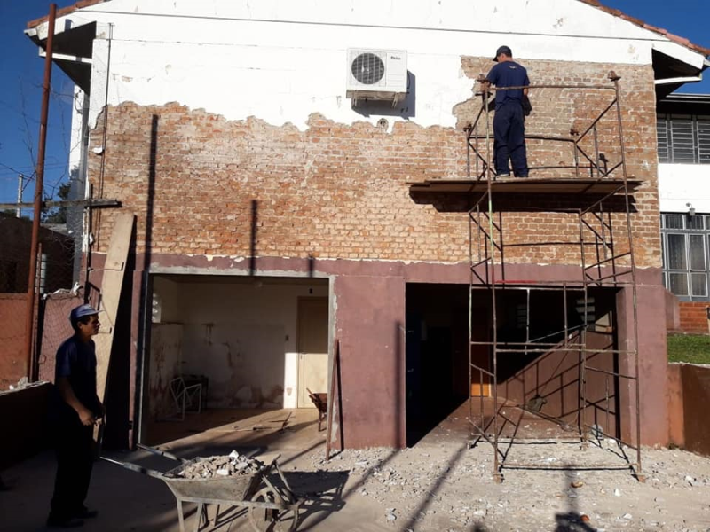 Obras são custeadas pelo Fundo Municipal de Assistência Social (Foto: ASCOM Redentora)