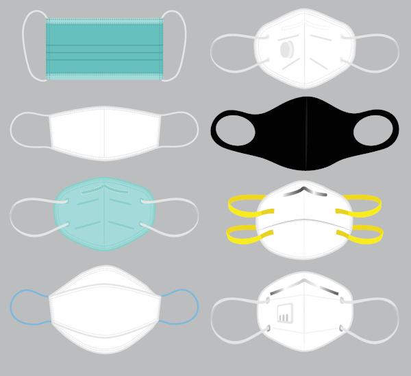 Os modelos de máscaras podem ser caseiras ou artesanais (Foto: Reprodução)