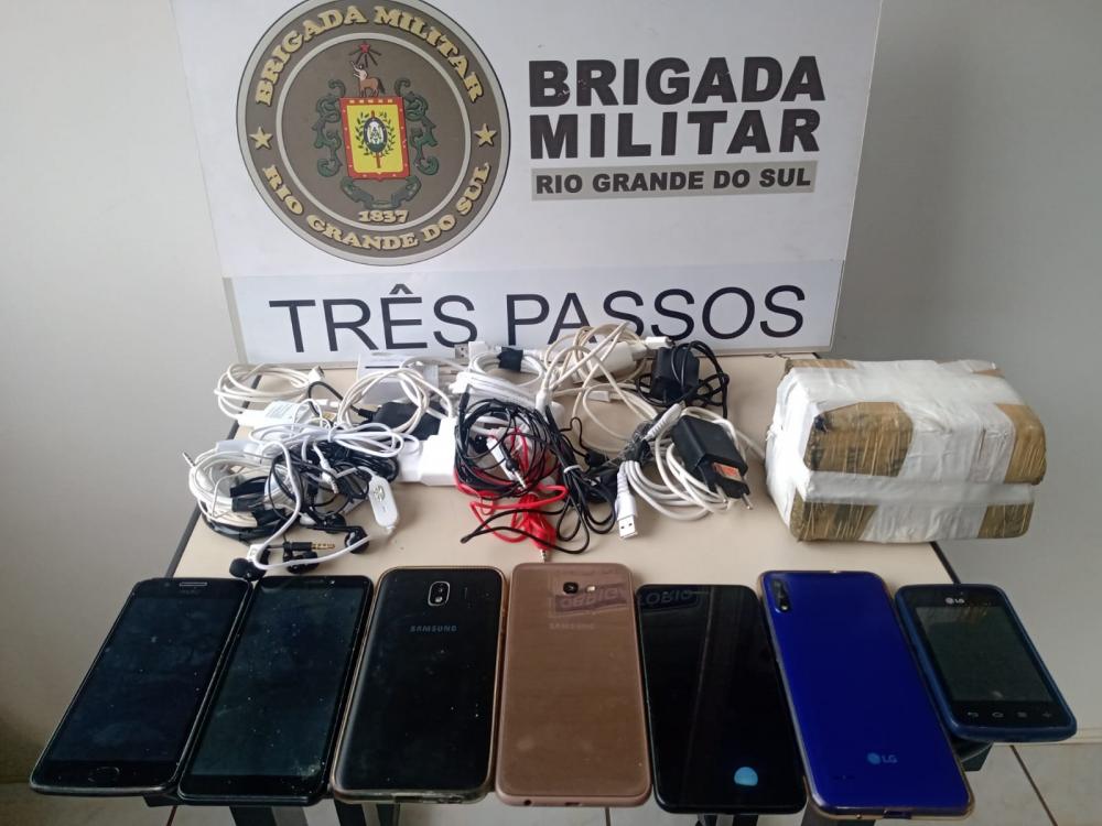 Material apreendido durante a ocorrência (Foto: Divulgação)