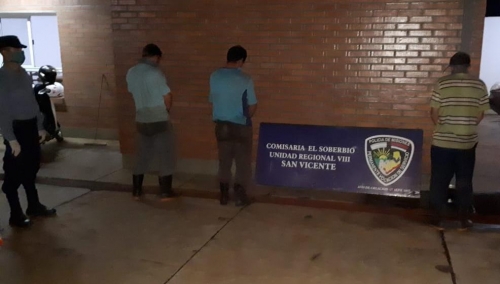 Homens foram apanhados na Reserva Yaboti (Foto: Divulgação)