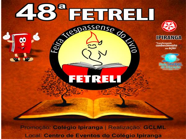 FETRELI é a mais antiga feira do livro do interior do Rio Grande do Sul (Arte: Divulgação/Colégio Ipiranga)