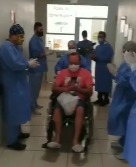 Homem estava internado desde o dia 29 de abril (Foto: Reprodução/HCTP)