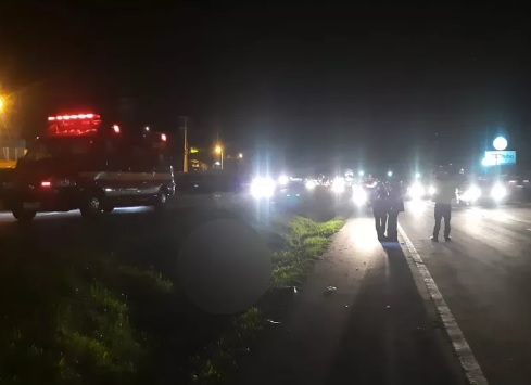Idosa foi atingida pelo veículo quando atravessava a ERS 239 (Foto: Divulgação | CRBM)