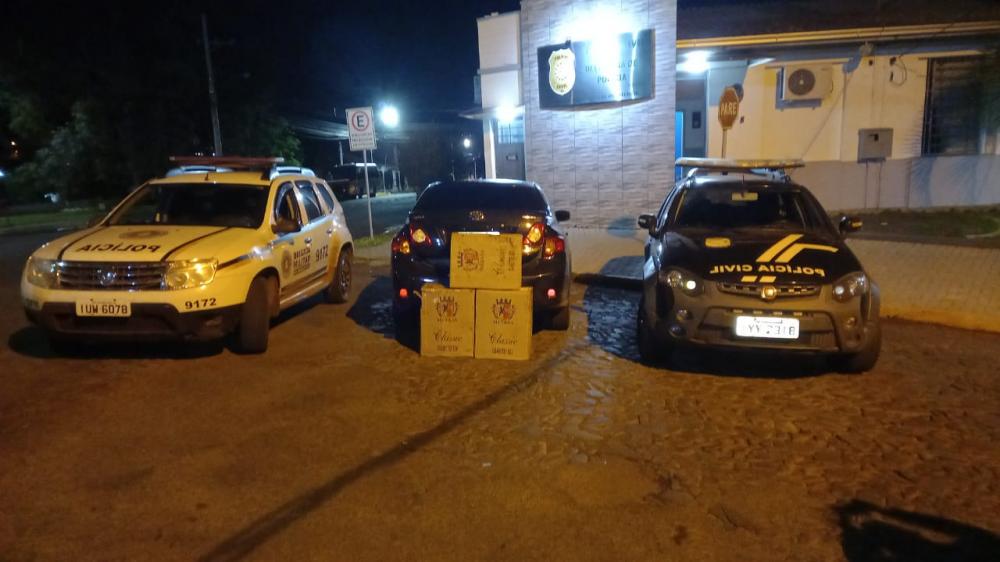 Carga era transportada em um veículo, cujo motorista não foi encontrado (Foto: Divulgação | BM)