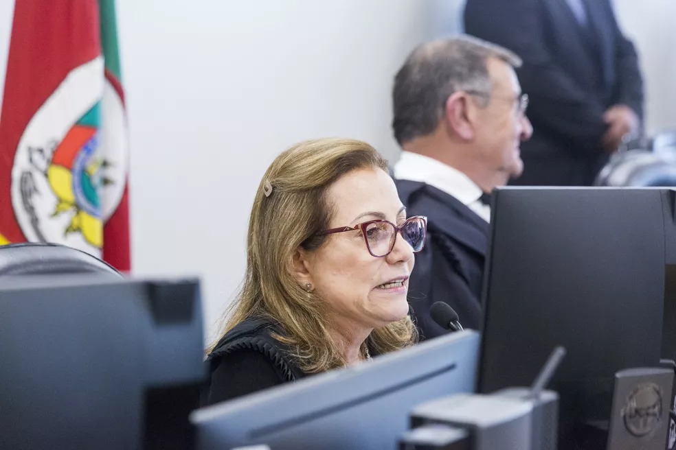 Procuradora de Justiça Irene Soares Quadros fez a manifestação pela manutenção da decisão do tribunal do júri. (Foto: Juliano Verardi – DICOM/TJRS)