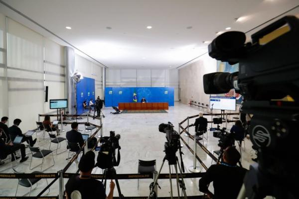 Preocupados com a segurança de jornalistas, deputados querem aumentar punição para agressões contra profissionais Foto:Alan Santos/Presidência da República Agência Câmara de Notícias