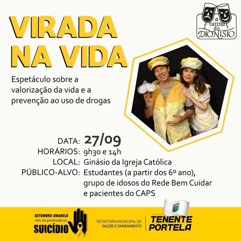 Convite para a peça teatral 