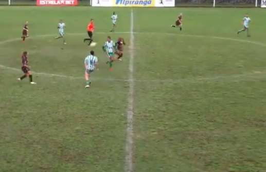 Jogando em casa, as Gurias do Yucumã perderam para o Juventude por 3 a 2 (Foto: Reprodução | FGF TV)
