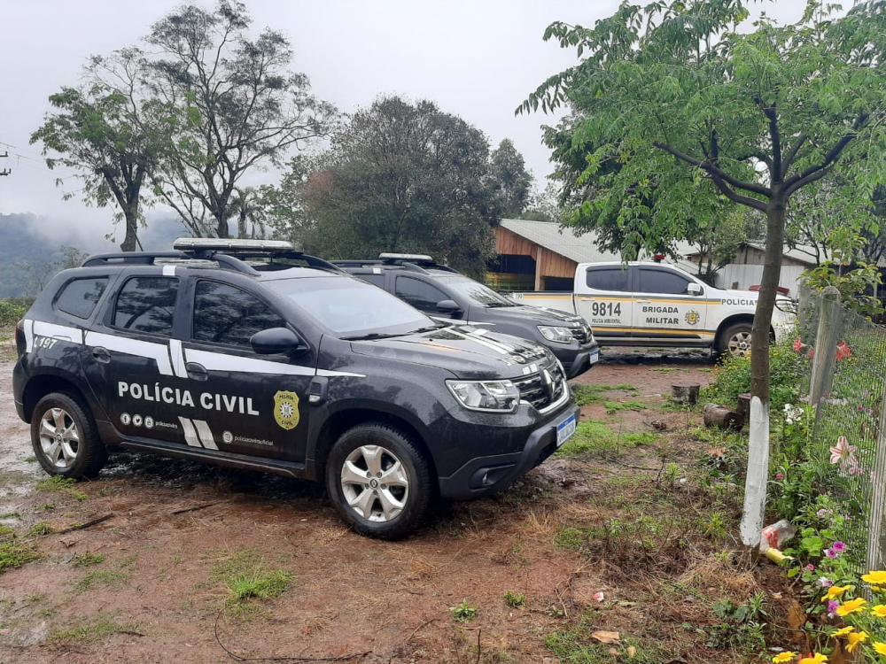 Policia Civil e a Brigada Militar realizaram ação conjunta (Foto: Divulgação)