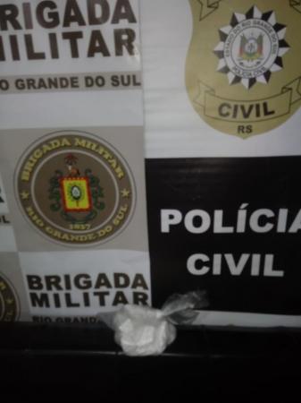 Quantidade de droga apreendida não foi revelada (Foto: Divulgação/Brigada Militar)