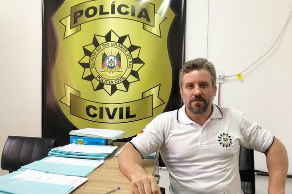Delegado Ercílio Carletti comanda a investigação sobre a morte do menino de 11 anos (Foto: Josias Marques/Portal Infoco RS)