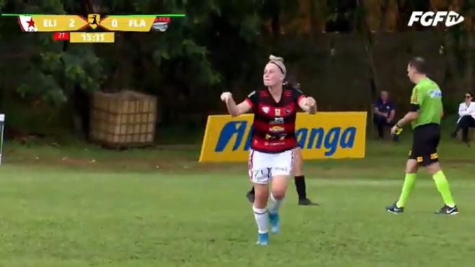 Gurias do Yucumã perderam para o Elite na tarde do domingo (16/10), em Ijuí (Foto: Reprodução | FGF TV)