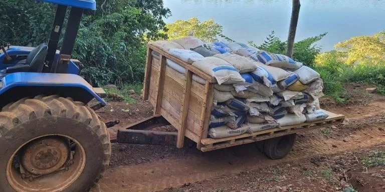 Em 2022, Delegacia de Santo Ângelo já apreendeu 147,3 toneladas de soja contrabandeada (Foto: Divulgação | Polícia Federal)