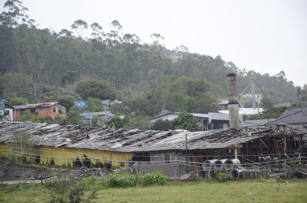 Em Iraí, o temporal causou danos em 300 casas (Foto: Reprodução/Fotos Kehl)