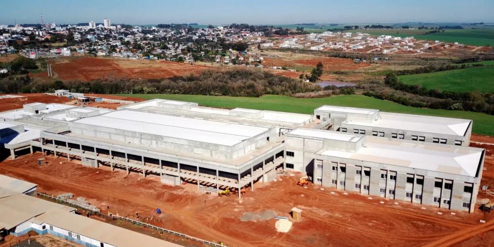 As obras foram embargadas pela Prefeitura de Palmeira das Missões (Foto: Prefeitura de Palmeira das Missões/Divulgação)