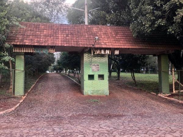 Parque da Fenamate em Coronel Bicaco, atualmente desativado (Foto: Diones Roberto Becker)