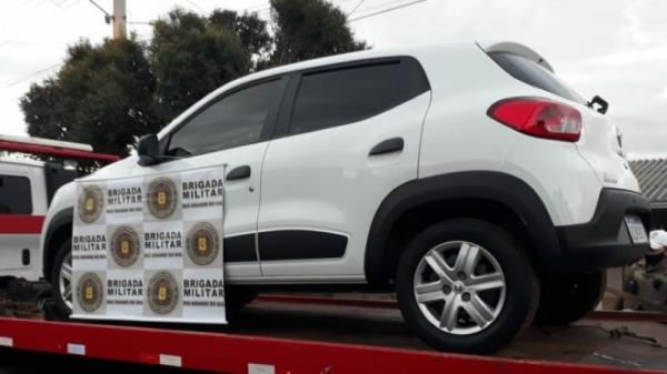 Questão relacionada à posse do carro está sendo resolvida no âmbito judicial e pessoal (Foto: Divulgação/Brigada Militar)