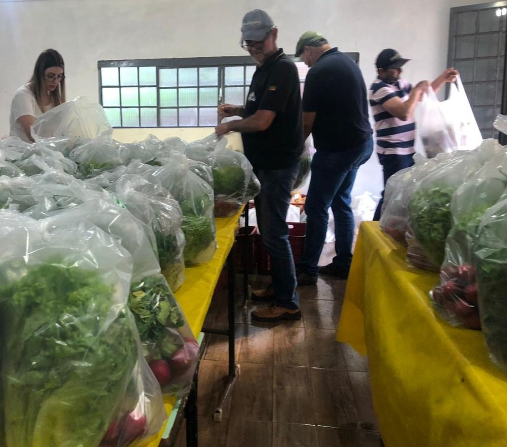 Alimentos que compõem a cesta verde devem ser adquiridos de agricultores familiares e agroindústrias familiares (Foto: Divulgação | Emater-Ascar)