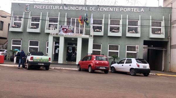 Executivo de Tenente Portela enviou recurso ao Gabinete de Crise contestando a troca da bandeira (Foto: Diones Roberto Becker)