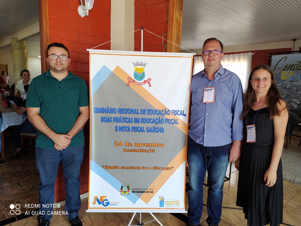 Servidores representaram Derrubadas no evento (Foto: Divulgação)