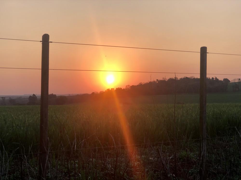 Na segunda-feira (5/12), a presença da massa de ar quente e úmido manterá as temperaturas elevadas (Foto: Diones Roberto Becker)