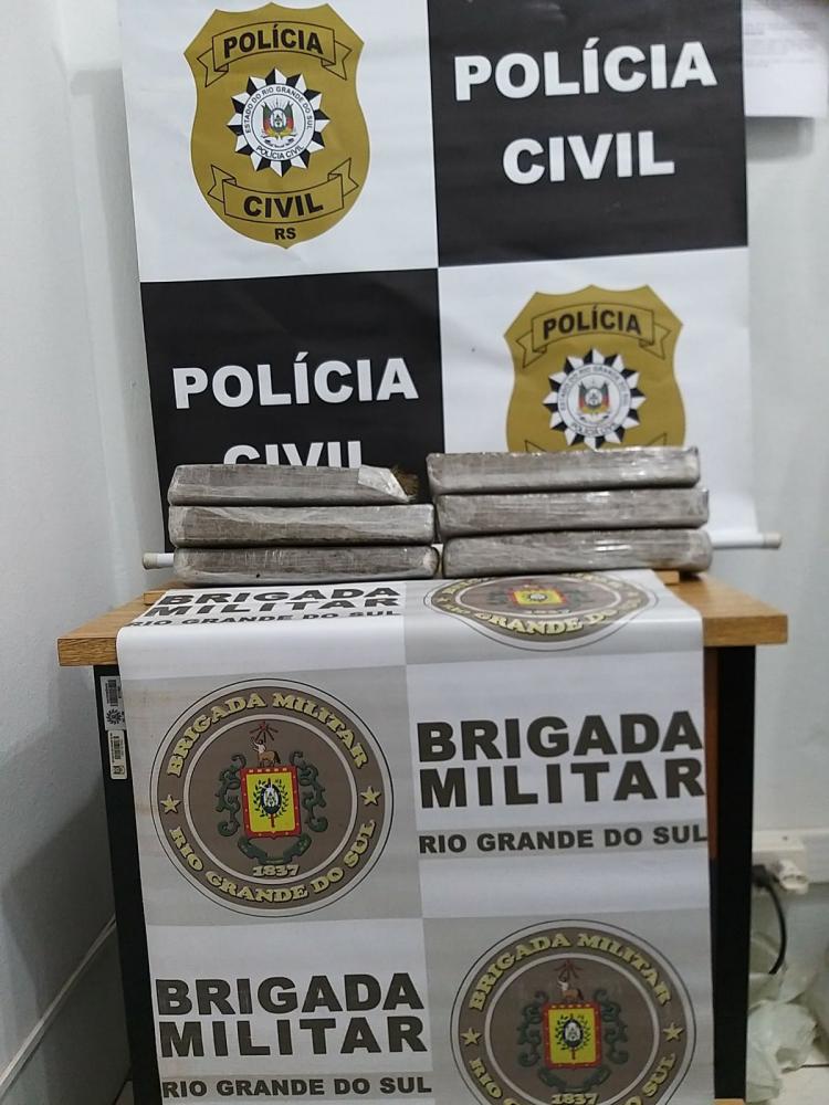 Foram apreendidos 3,9 kg (Foto: Divulgação)