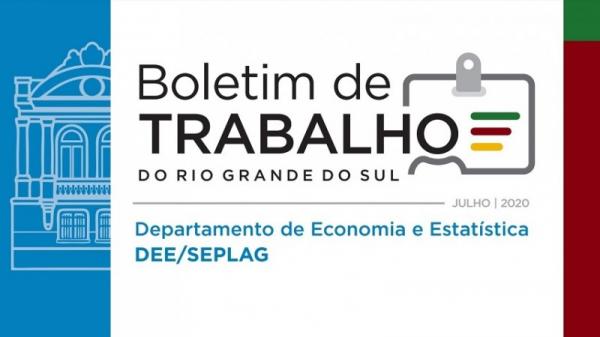 Documento, dividido em duas seções, tem ênfase nos dados da informalidade e na evolução dos empregos formais por região do RS (Arte: Divulgação/SECOM-RS)
