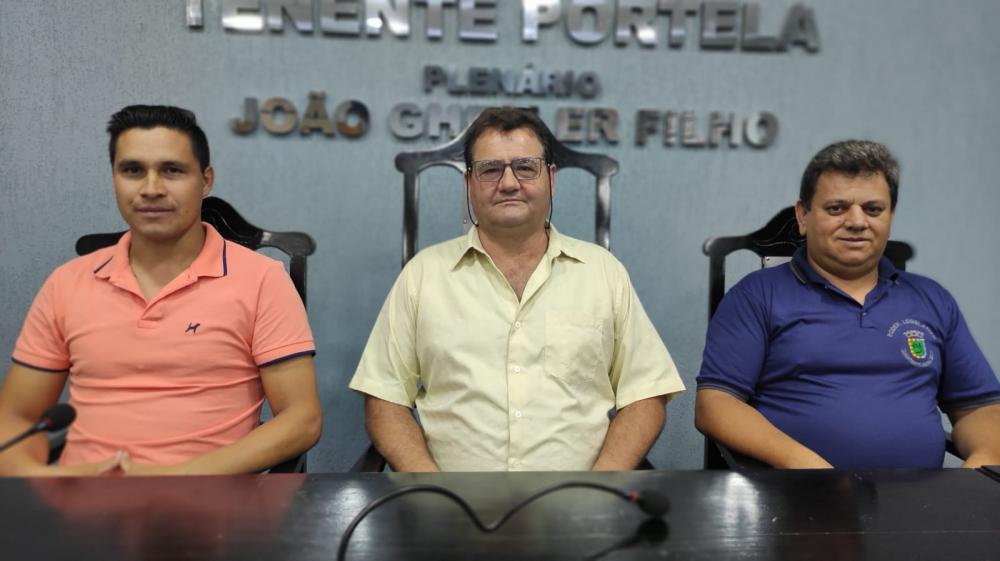 Mesa diretora que comandará o legislativo de Tenente Portela no ano que vem (Foto: Ascom/Tenente Portela)