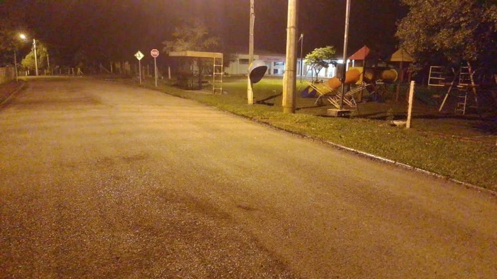 Obras asfálticas foram executadas no decorrer do ano em Barra do Guarita (Foto: Divulgação)