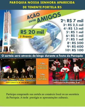 Mais de R$35 mil em prêmios serão sorteados na ação entre amigos. (Foto: Divulgação)
